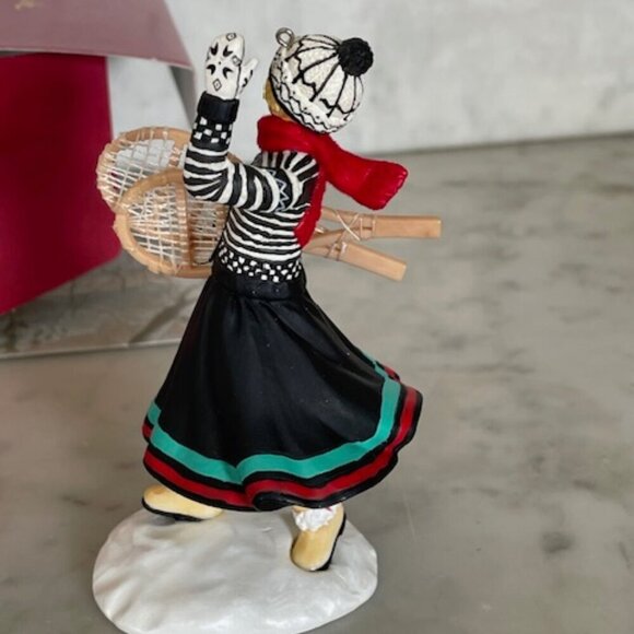 Kirsten 1854 American Girl Snowshoes Hallmark Ornament - Picture 8 of 15